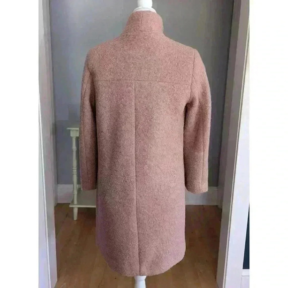 Kenneth Cole Women's Asymmetrical Bouclé Wool Blend Coat Size P. Small - Picture 5 of 14
